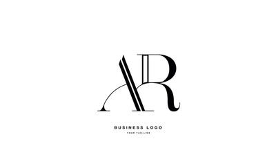 AR, RA, A, R, Abstract Letters Logo Monogram