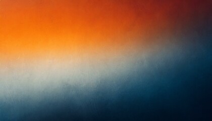 Fototapeta premium Arrière-plan abstrait dégradé de couleurs grunge orange bleu noir et blanc bruit
