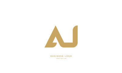 AU, UA, A, U, Abstract Letters Logo Monogram