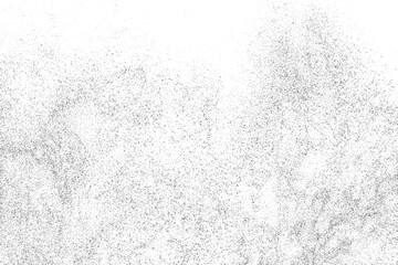 Black texture on white. Worn effect backdrop. Old paper overlay. Grunge background. Abstract pattern. Vector illustration, eps 10	
