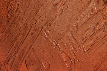 Texture of smear chocolate cacao milk background