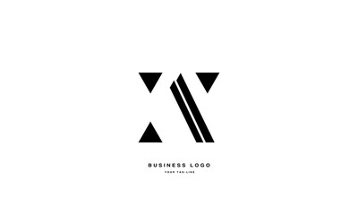 AT, TA, A, T, Abstract Letters Logo Monogram