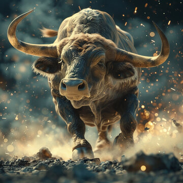 The bull rising in the Bitcoin planet
