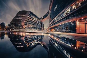 Foto auf Leinwand Shanghai - SOHO in futuristic look © Sven Taubert