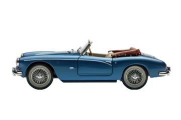 Classic vintage car, cut out - stock png.