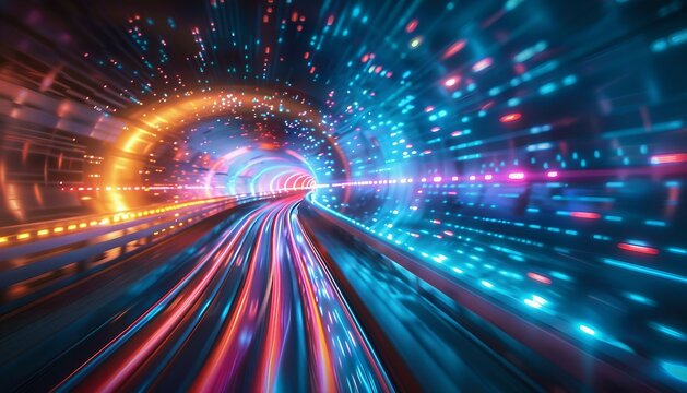 Data Transfer Acceleration Technologies, data transfer acceleration technologies with an image showing accelerated data transfer techniques such as data compression, AI