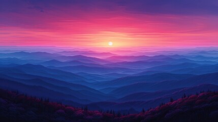 Obraz premium Beautiful sunset over the Lake