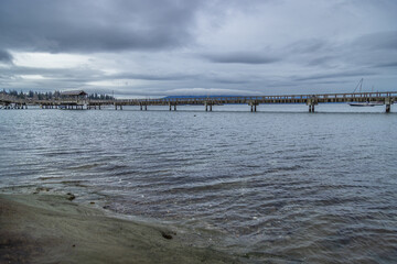 Obraz premium bridge over the sea