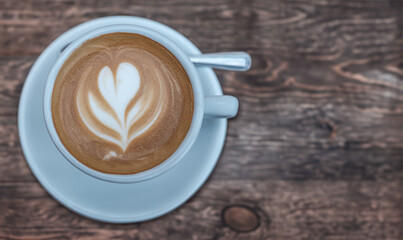 Latte Art In A Cafe - 745422167
