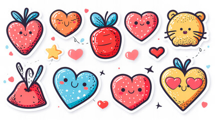 cute stickers collection