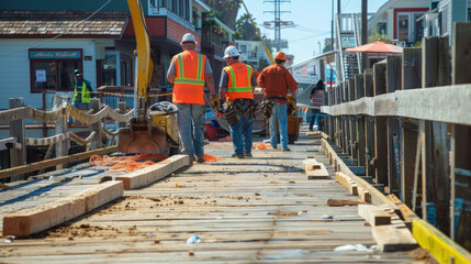 Boardwalk Renewal: Repair Team in Action