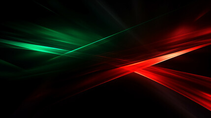 Fototapeta na wymiar Green and Red line digital background. Red wave. Green wave