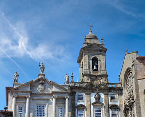 Fototapeta na wymiar Saint Francis Church (Igreja de Sao Francisco) in Porto, Portugal.