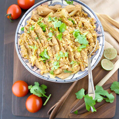 pasta with sauce