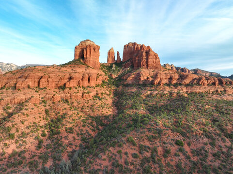 The Beautiful Cathedral Rock in Sedona, Arizona USA © A Beautiful World