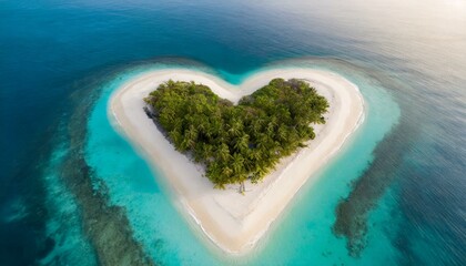 heart shaped island
