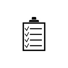 Checklist Flat Vector Icon