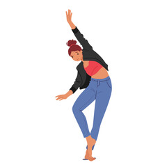 Dancer A Dynamic Expressive Profession That Embodies Art Through Movement Blending Physical Agility, Vector Illustration