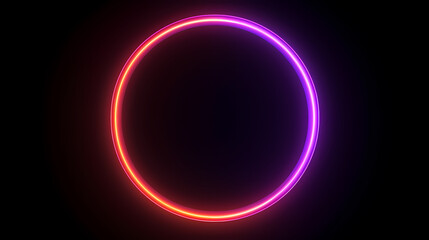 Fototapeta premium bright illuminated circle