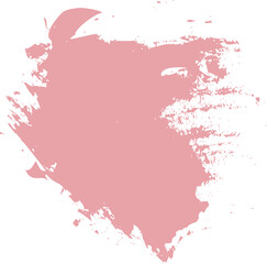 Obraz premium grunge hand-drawn color paint brush curved brush stroke. on transparent, png. Colored brush stroke