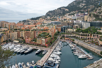Obraz premium Panoramic view of city of Monte Carlo, Monaco