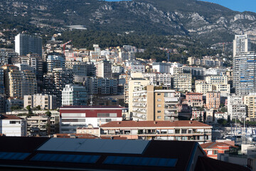 Panoramic view of city of Monte Carlo, Monaco