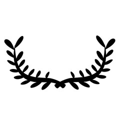 Obraz premium laurel wreath icon