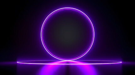 Showing vibrant glowing circles