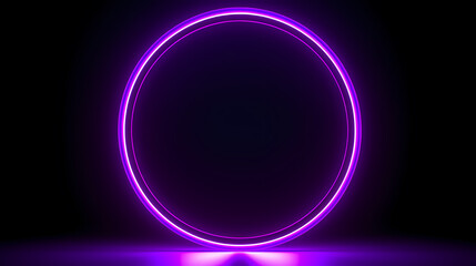 Fototapeta premium Showing vibrant glowing circles