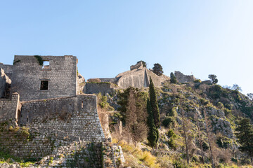 The fortifications of Kotor are an integrated historical fortification system in Kotor, Montenegro