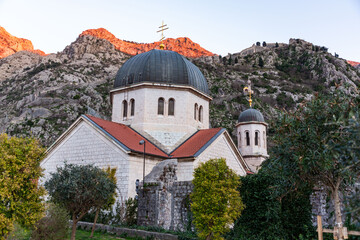 Fototapeta na wymiar The Church of St. Nicholas in Kotor, Montenegro