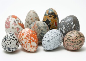 Stone-Like Easter Eggs. Happy Easter!