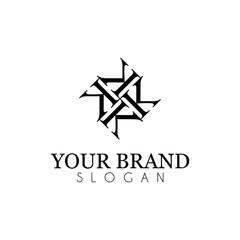 K Latter Logo Template vector Abstract Monogram Symbol

