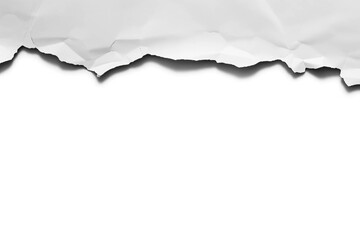 Torn paper with jagged edges realistic ripped pieces scrap sticky notes shreds notebook pages hole black white with shadow punch through reveal