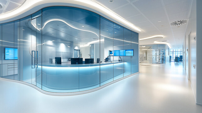 Modern high-end medical health center, high-end clinic consultory, administration