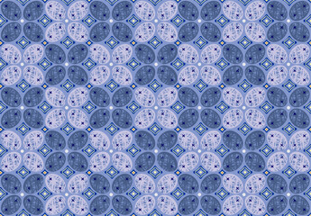 The Kawung Batik motif from Indonesia is very exclusive and artistic
