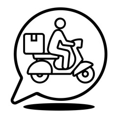 fast delivery icon