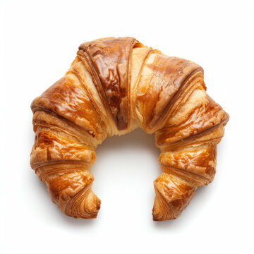 Croissant Isolated On White Background