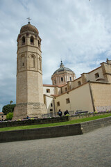 Fototapeta na wymiar Cathedral at Oristano, Sardinia, Italy