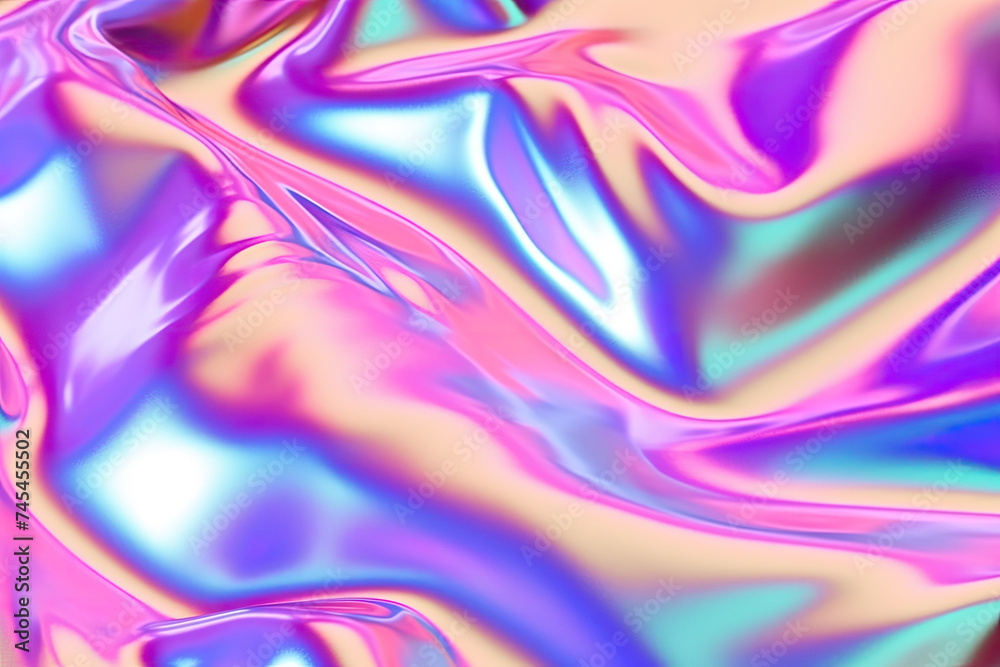 Leinwandbilder a vibrant explosion of color fills the frame, displaying a multitude of hues in a harmonious dance o