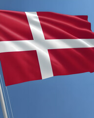 Fototapeta premium Danish Flag