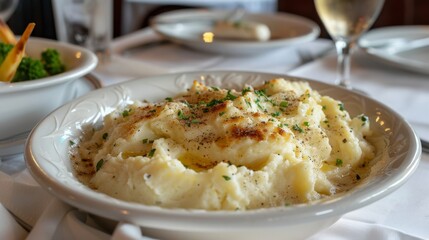 potatoes, boiled mashed potatoes with greens