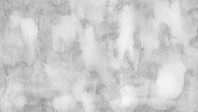 White gray paint watercolor handmade abstract texture background as a template, page, website page or web banner