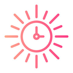 morning gradient icon
