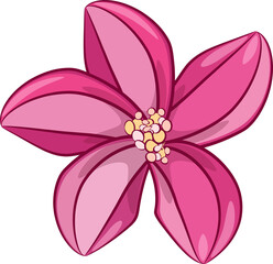 Hand-drawn, painting. Ideal for printing, decoration, decoupage, etc.Sakura, pink flowers, Plumeria.Tropical ,flowers