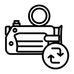 Obraz premium movies icon