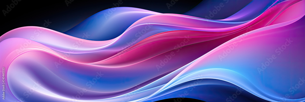 Aufkleber A mesmerizing computer-generated visualization of a wave of light rippling and shimmering in a dynamic and enchanting display