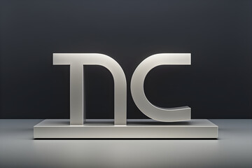 Immaculate Representation of HTC'S Silver Logo against Black Background: A Symbol of Sophistication and Technological Advancement