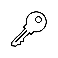 Key icon vector. Key vector icon. Key symbol