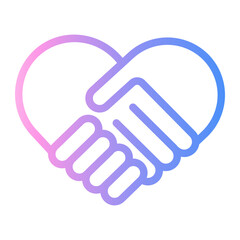 Obraz premium cooperation icon